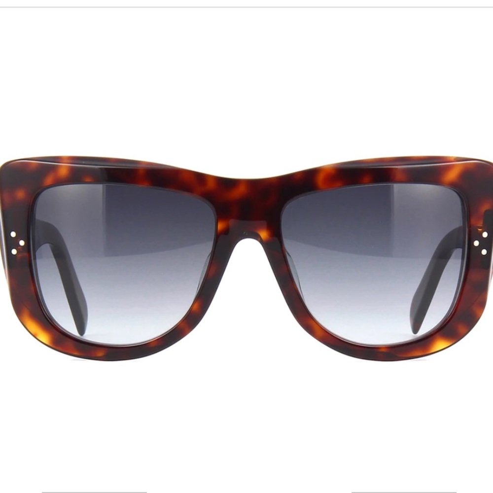 100% AUTHENTIC CELINE CL40157U HAVANA/BROWN GRADIENT SUNGLASSES - Picture 14 of 16